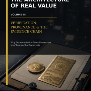 The Architecture of Real Value Vol III